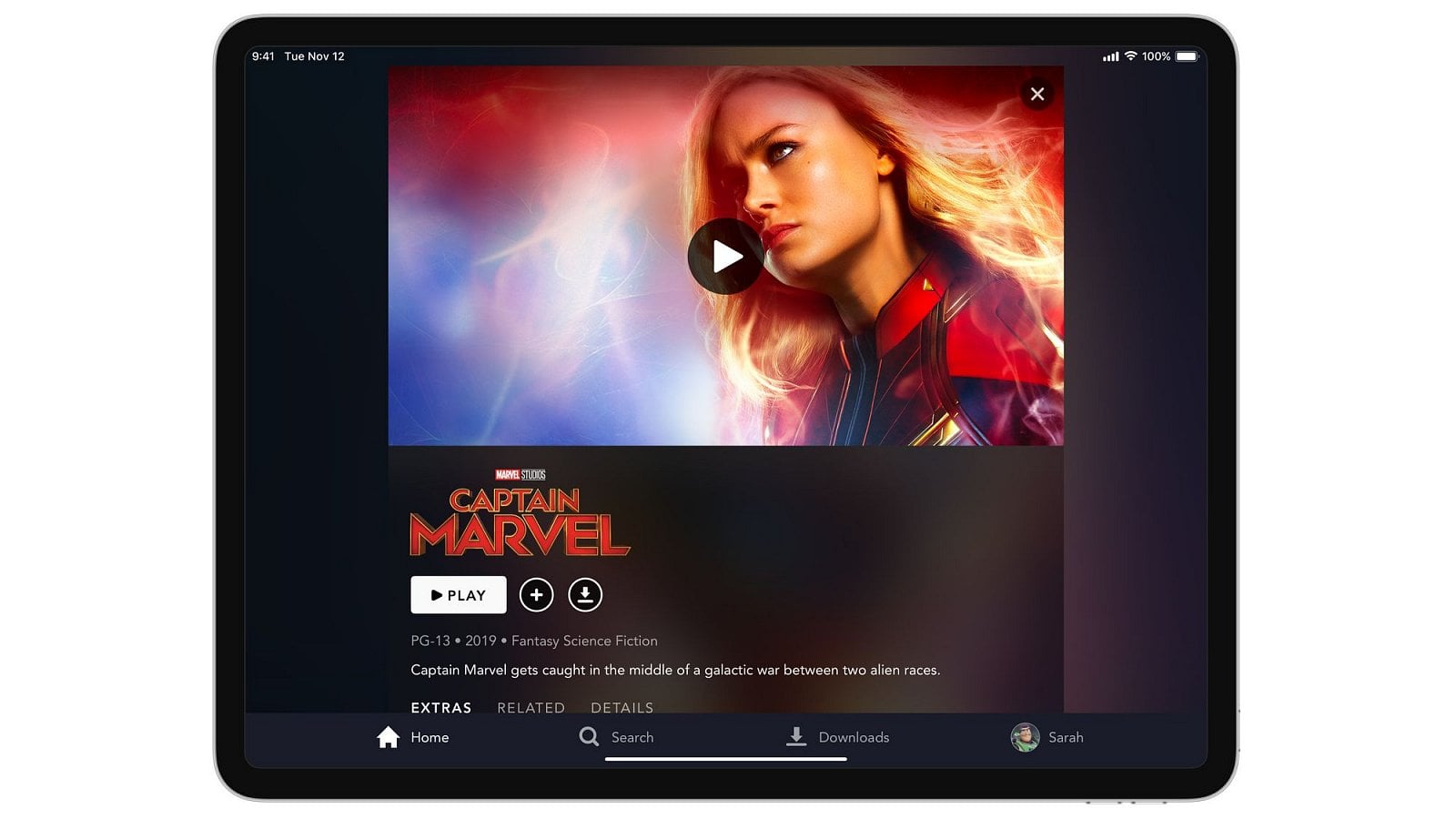 Uživatelské prostředí Disney+