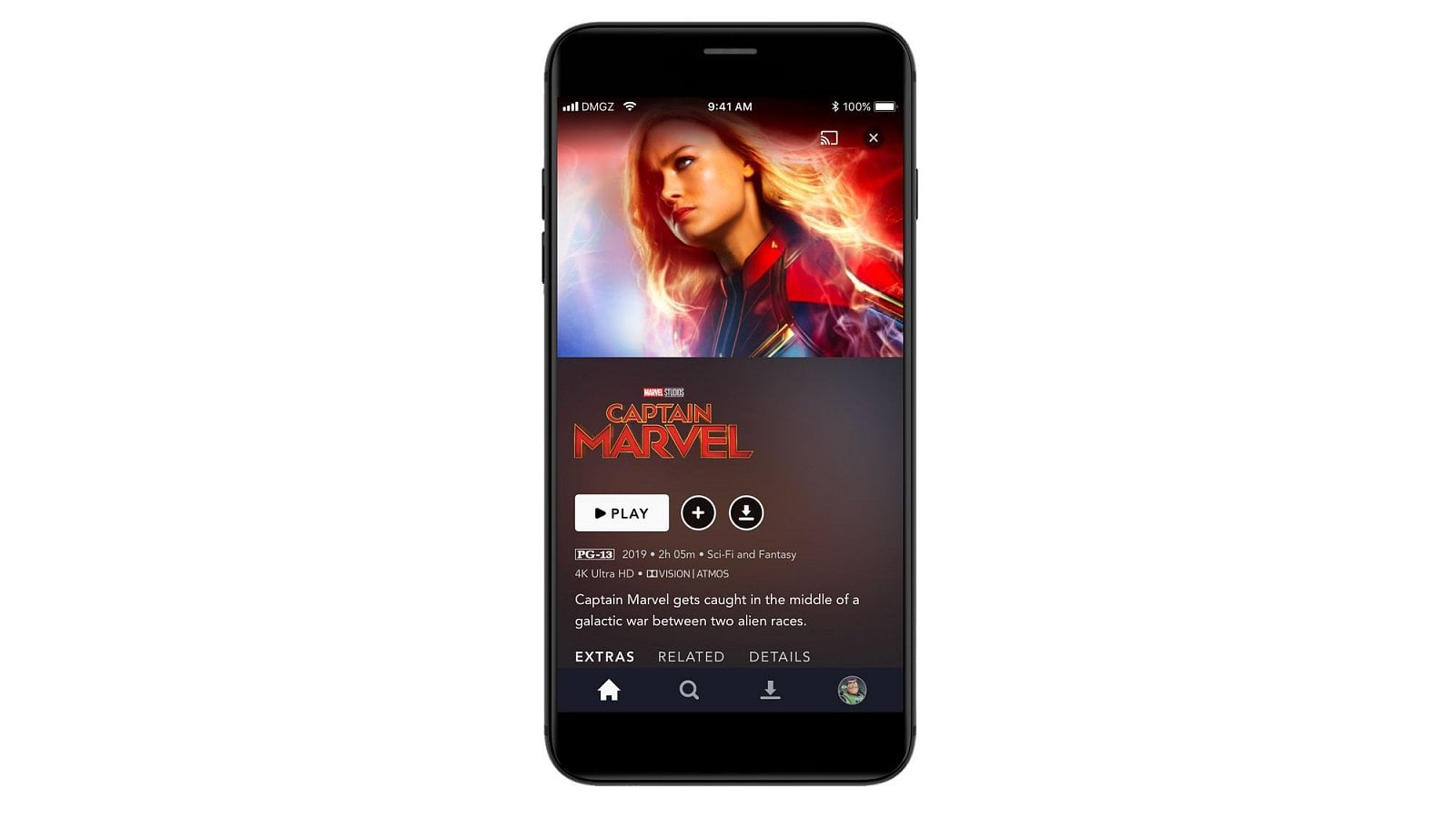 Uživatelské prostředí Disney+