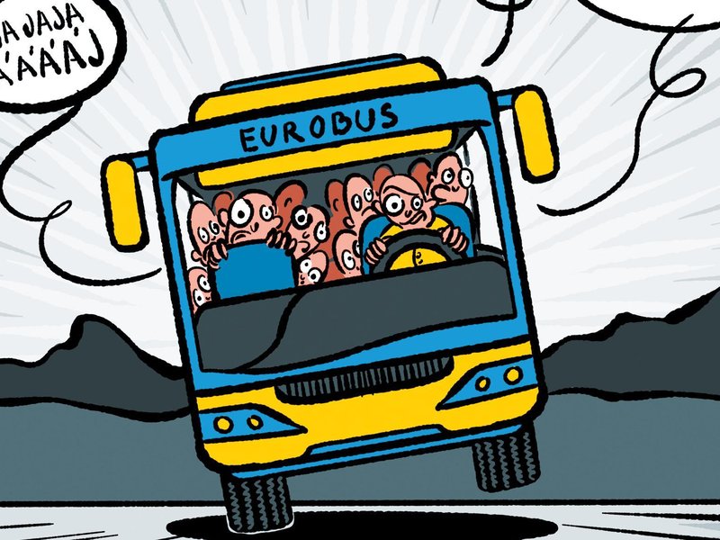 Euro, ilustrační kresba