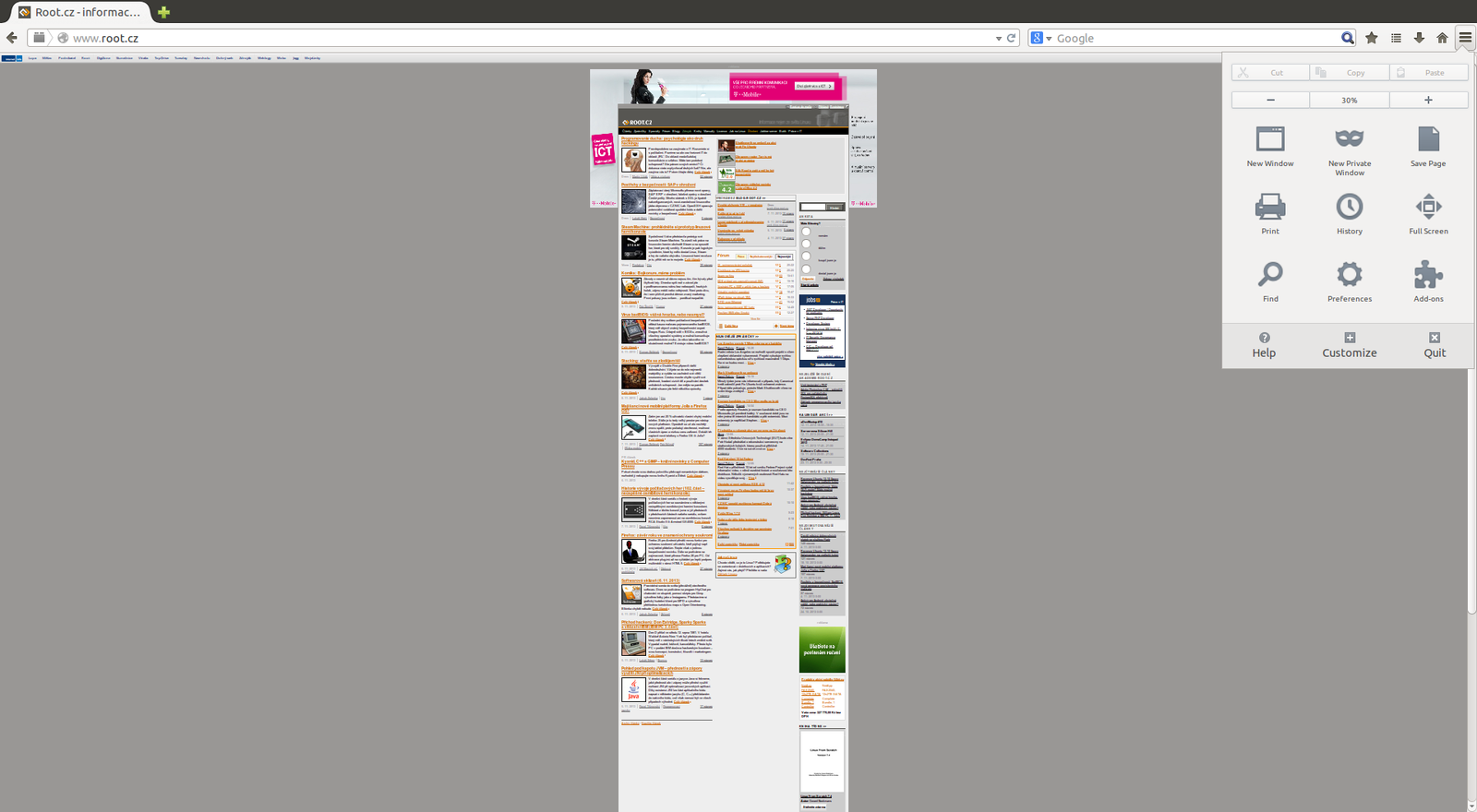 Firefox UX - nový vzhled Australis
