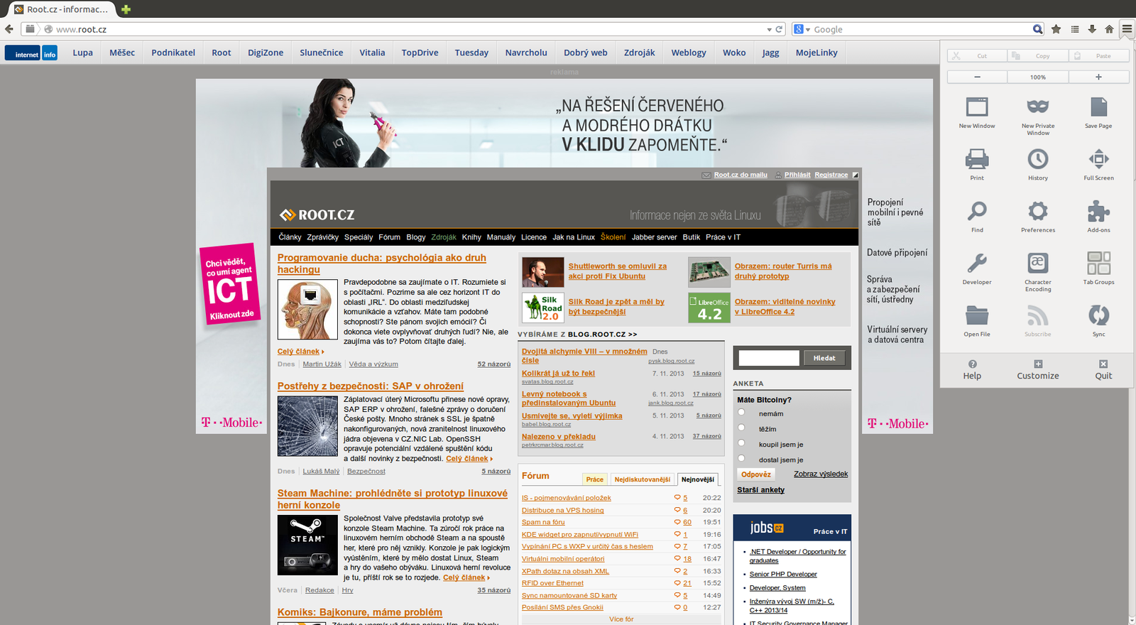 Firefox UX - nový vzhled Australis