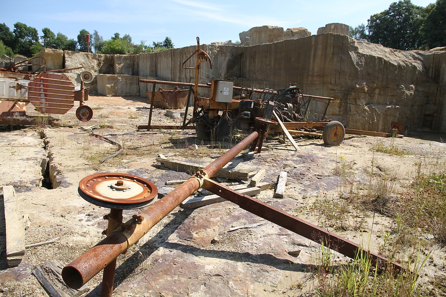 Kameník Jan Brož chce vrátit dobré jméno pískovcovému lomu.