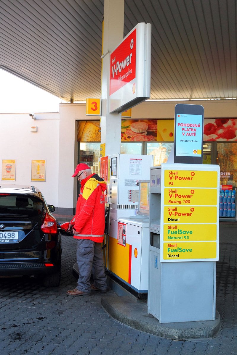 Oficiální propagační fotografie MasterCard a Shell.