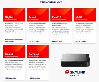 Skylink – přehled tarifů (česká nabídka)