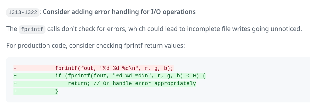Navrhované úpravy kódu naprogramovaného v céčku