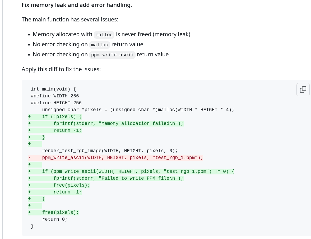 Navrhované úpravy kódu naprogramovaného v céčku