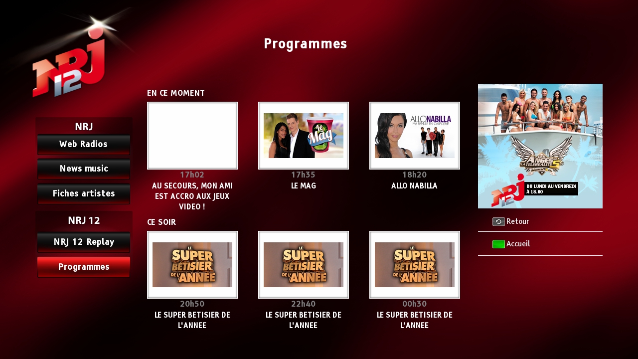 Hybridní vysílání mediální skupiny NRJ France