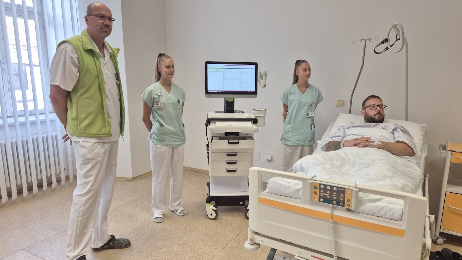 Telemedicína přes 5G ve Vojenské nemocnici Brno