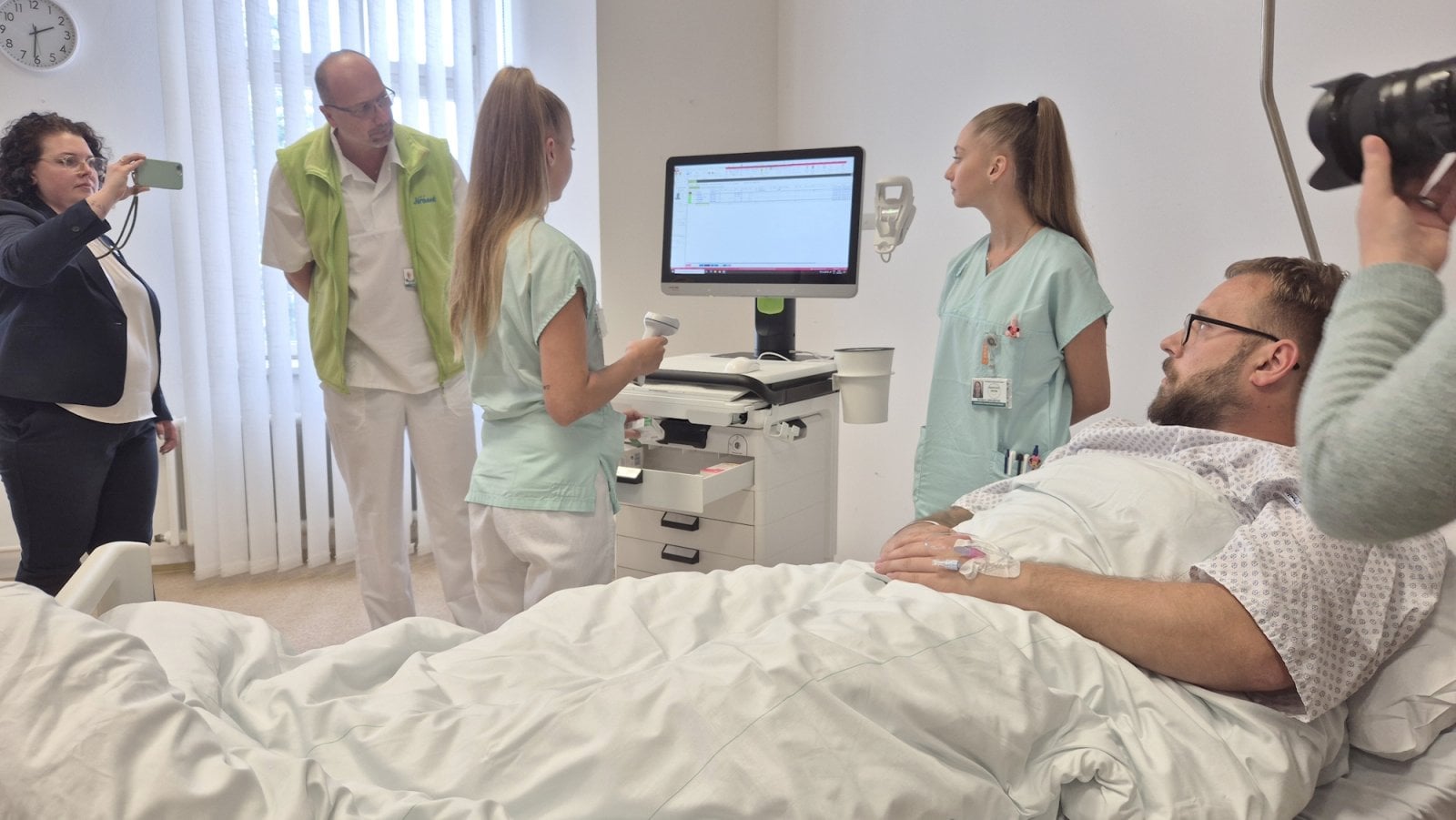 Telemedicína přes 5G ve Vojenské nemocnici Brno