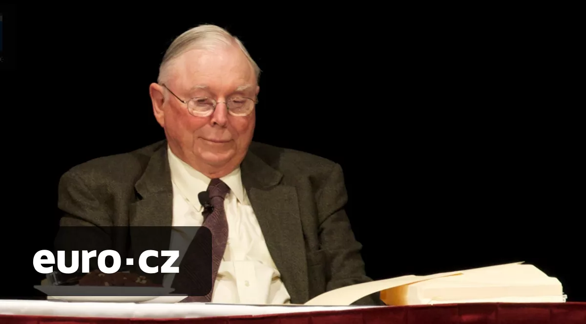 Zemřel investor Charlie Munger, pravá ruka Warrena Buffeta. Bylo mu 99 let