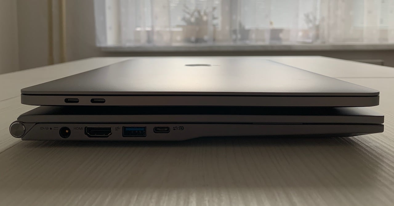 InfinityBook S14 vs MacBook Pro 13 2018