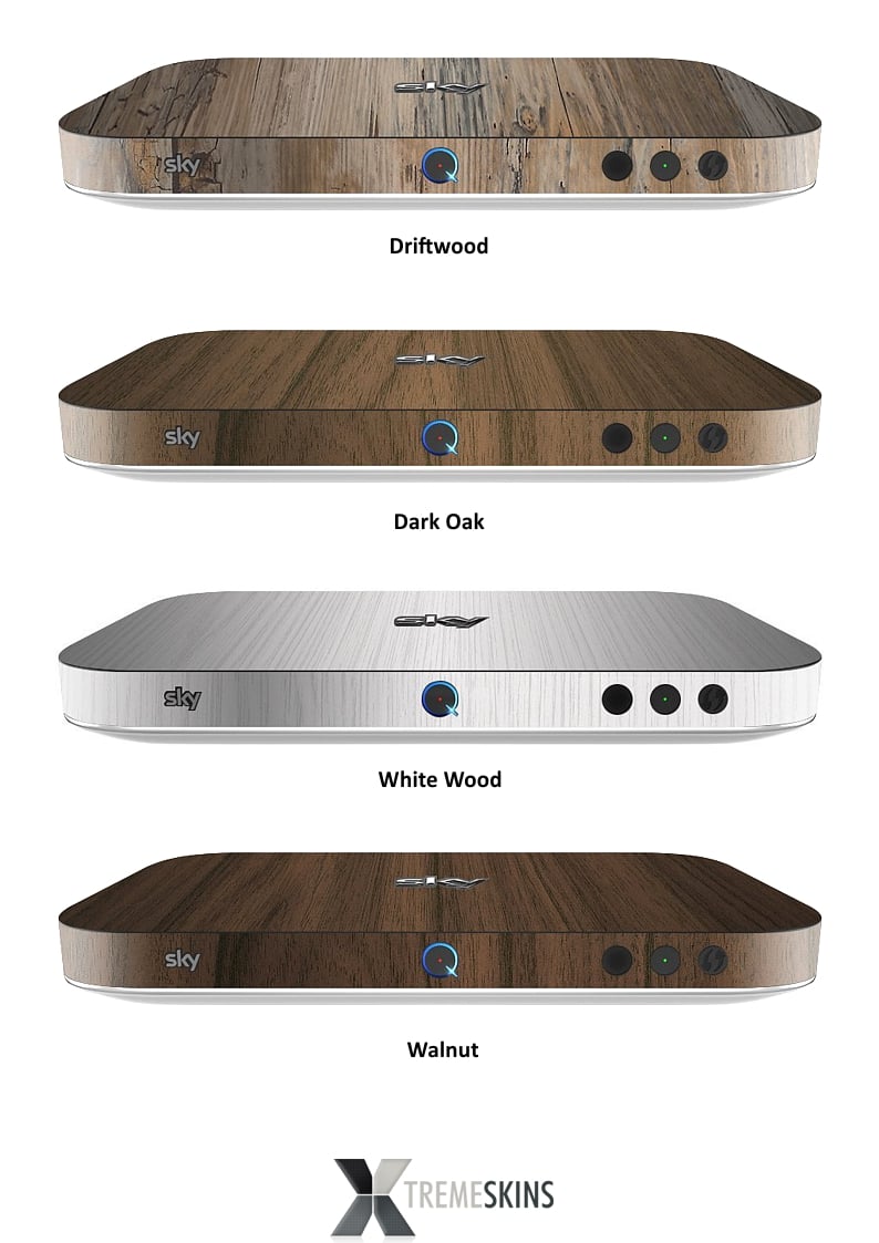 Skiny na set-top boxy Sky Q