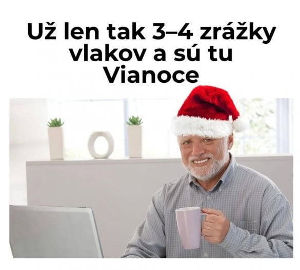 Vtipné obrázky na téma stav železnic na Slovensku