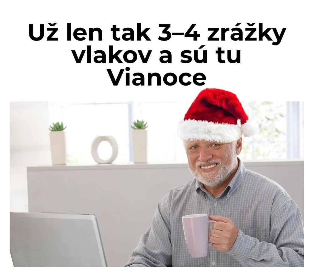 Vtipné obrázky na téma stav železnic na Slovensku