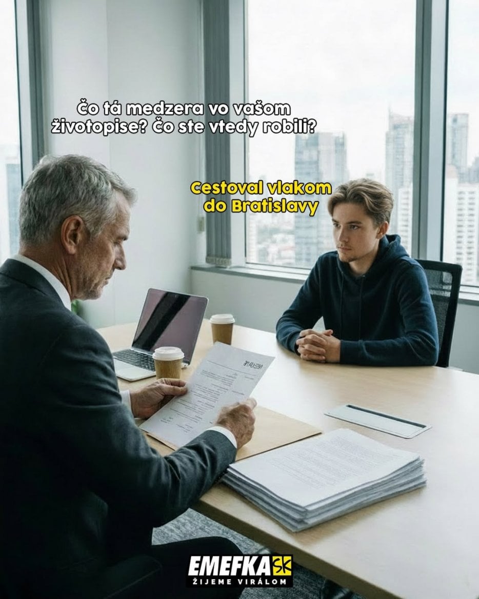 Vtipné obrázky na téma stav železnic na Slovensku