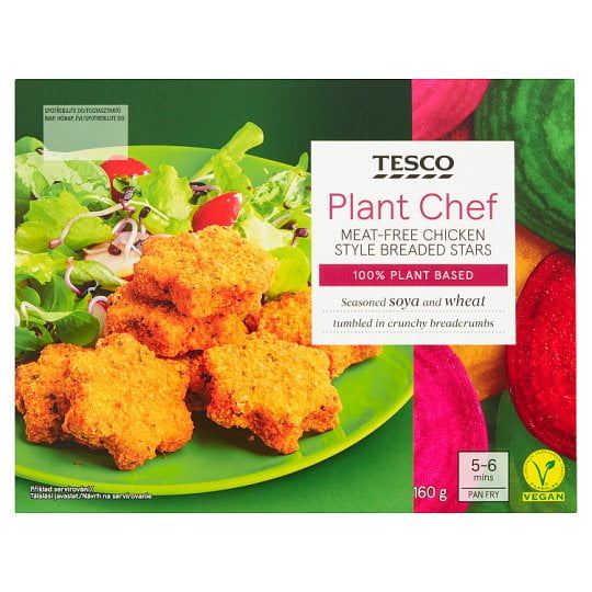 Tesco: rostlinné alternativy masa Plant Chef