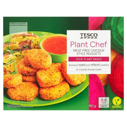 Tesco: rostlinné alternativy masa Plant Chef