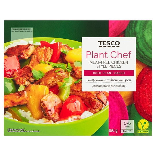 Tesco: rostlinné alternativy masa Plant Chef