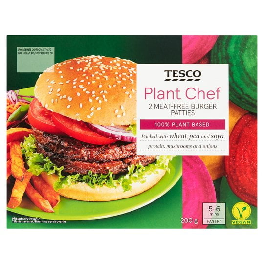 Tesco: rostlinné alternativy masa Plant Chef