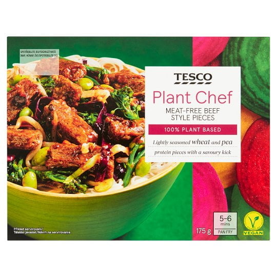 Tesco: rostlinné alternativy masa Plant Chef
