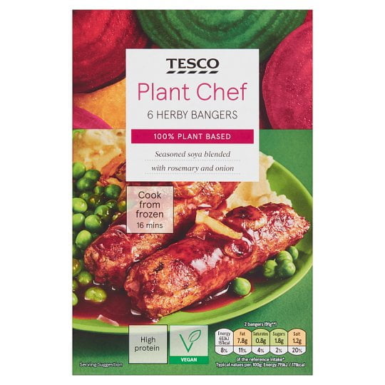 Tesco: rostlinné alternativy masa Plant Chef