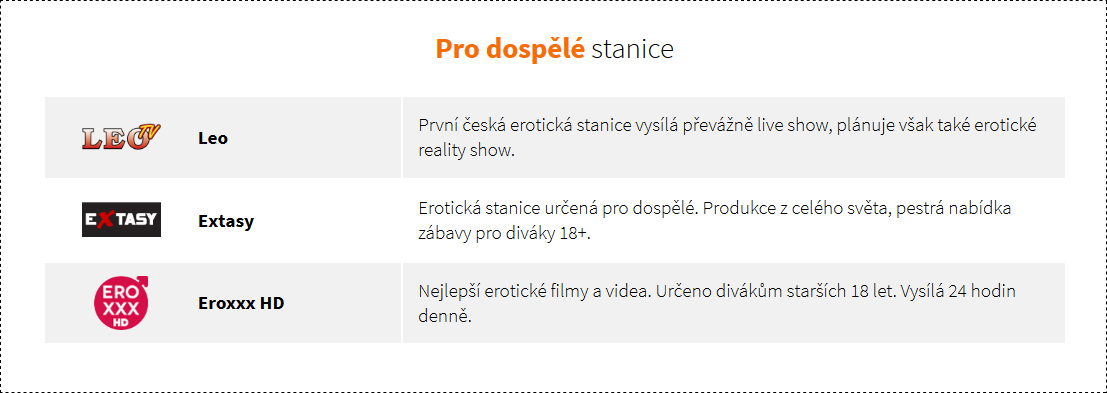 Lepší.TV - programová nabídka