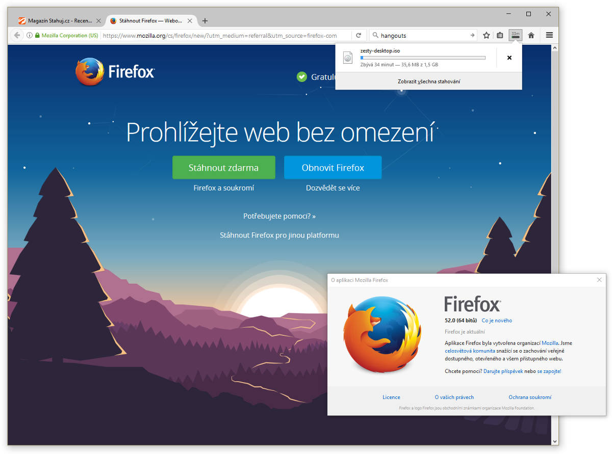 what is firefox version 52.8.1 esr