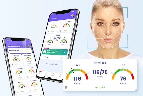 BioScan dokáže změřit tlak, aniž byste museli používat klasický tlakoměr