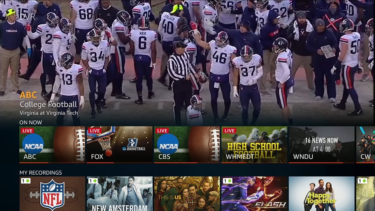 DVR management v kombinaci Fire TV Recast a Fire TV Stick