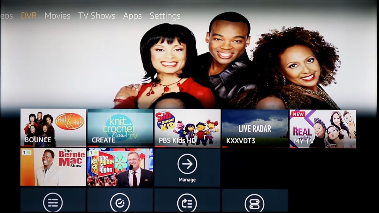 DVR management v kombinaci Fire TV Recast a Fire TV Stick