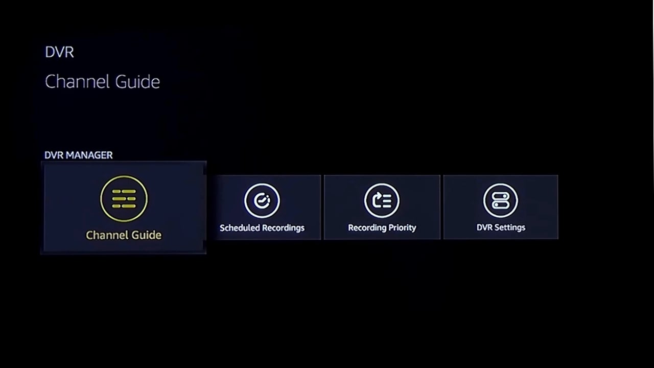 DVR management v kombinaci Fire TV Recast a Fire TV Stick