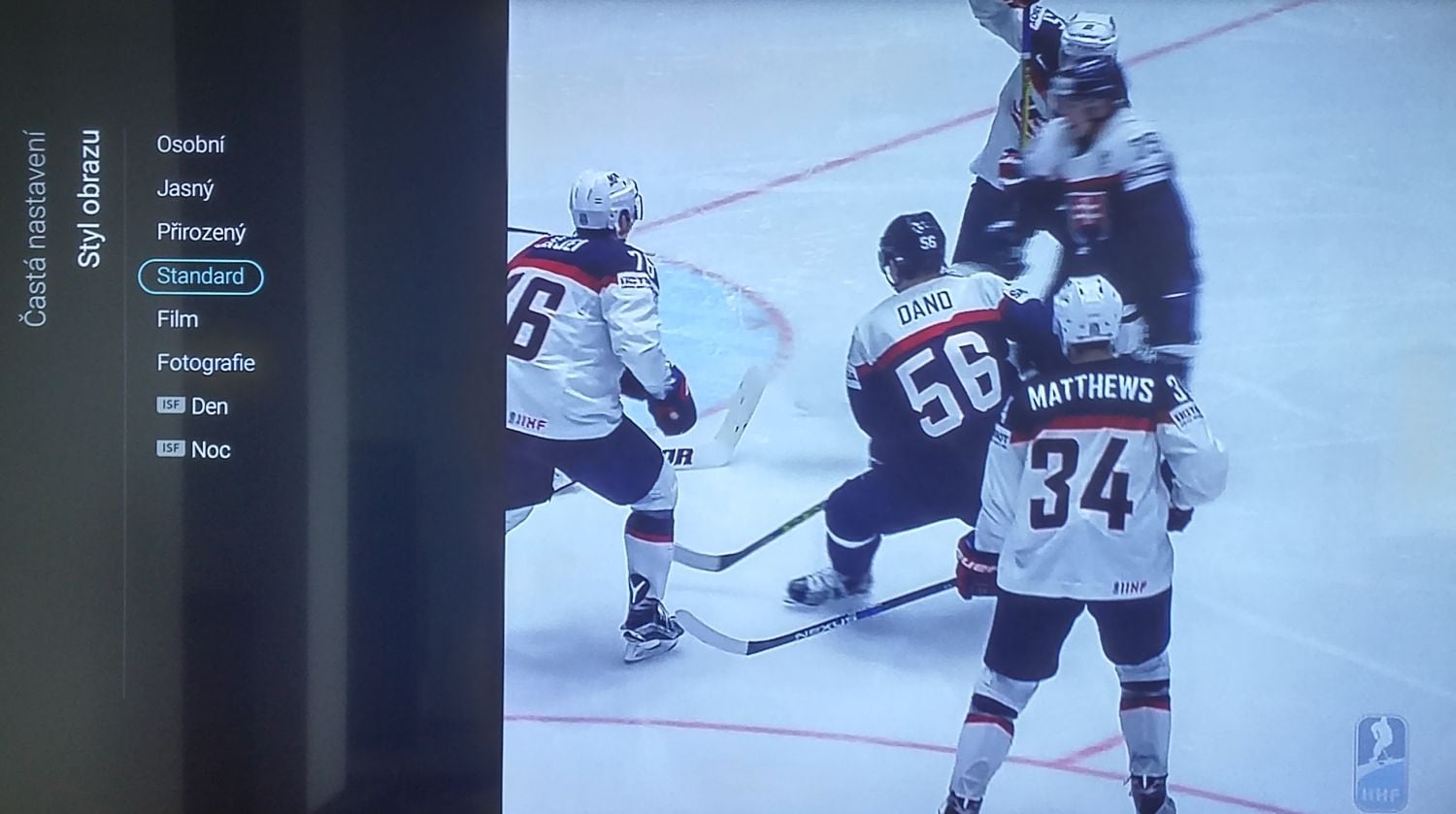 Philips 55PUS6501  - Nabídka na rychlém menu