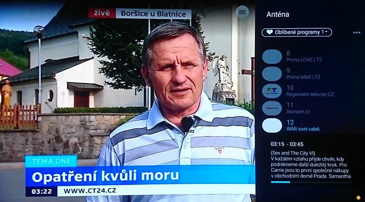 Povšimněte si charakteristiky připravované stanice WAR...