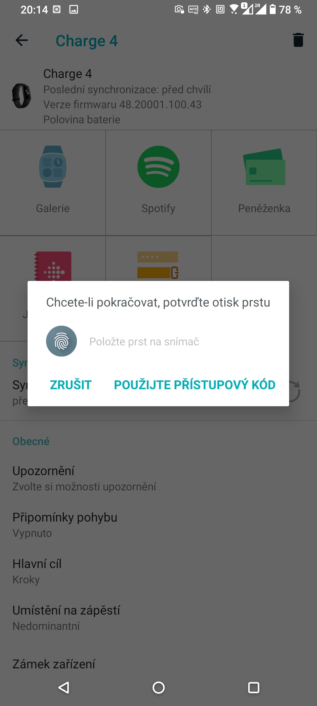 Konkureční Fitbit Pay vyžaduje pro přihlášení do peněženky v rámci aplikace PIN nebo biometrii. Xiaomi Pay však ne. (13. 11. 2021)