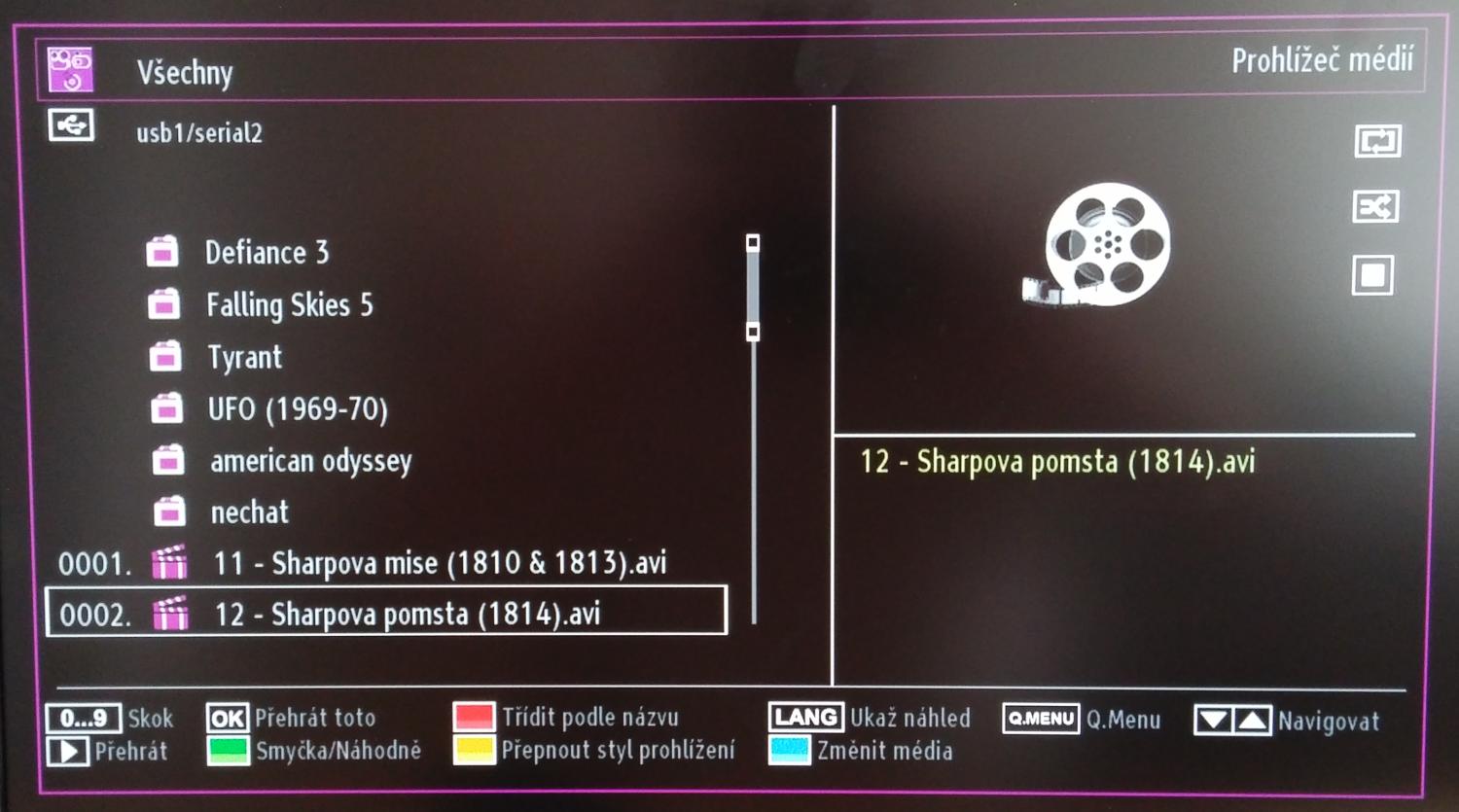 Souborový manager je pohodlně ovladatelný a dá se v něm kolovat. Tady vidíte výpis z velice rychlého 256GB SSD disku Freecom Tough Drive Mini SSD Pro, který jsem měl ve stejné době na vyzkoušení. Mimochodem vynikající záležitost!