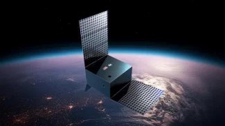 Vizualizace satelitu od společnosti Redwire ve velmi nízké oběžné dráze