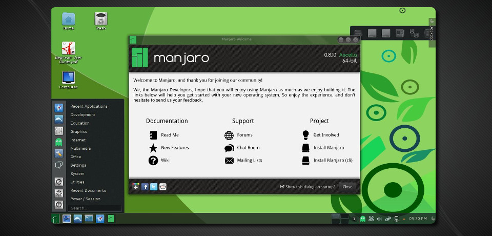 Manjaro 0.8.10