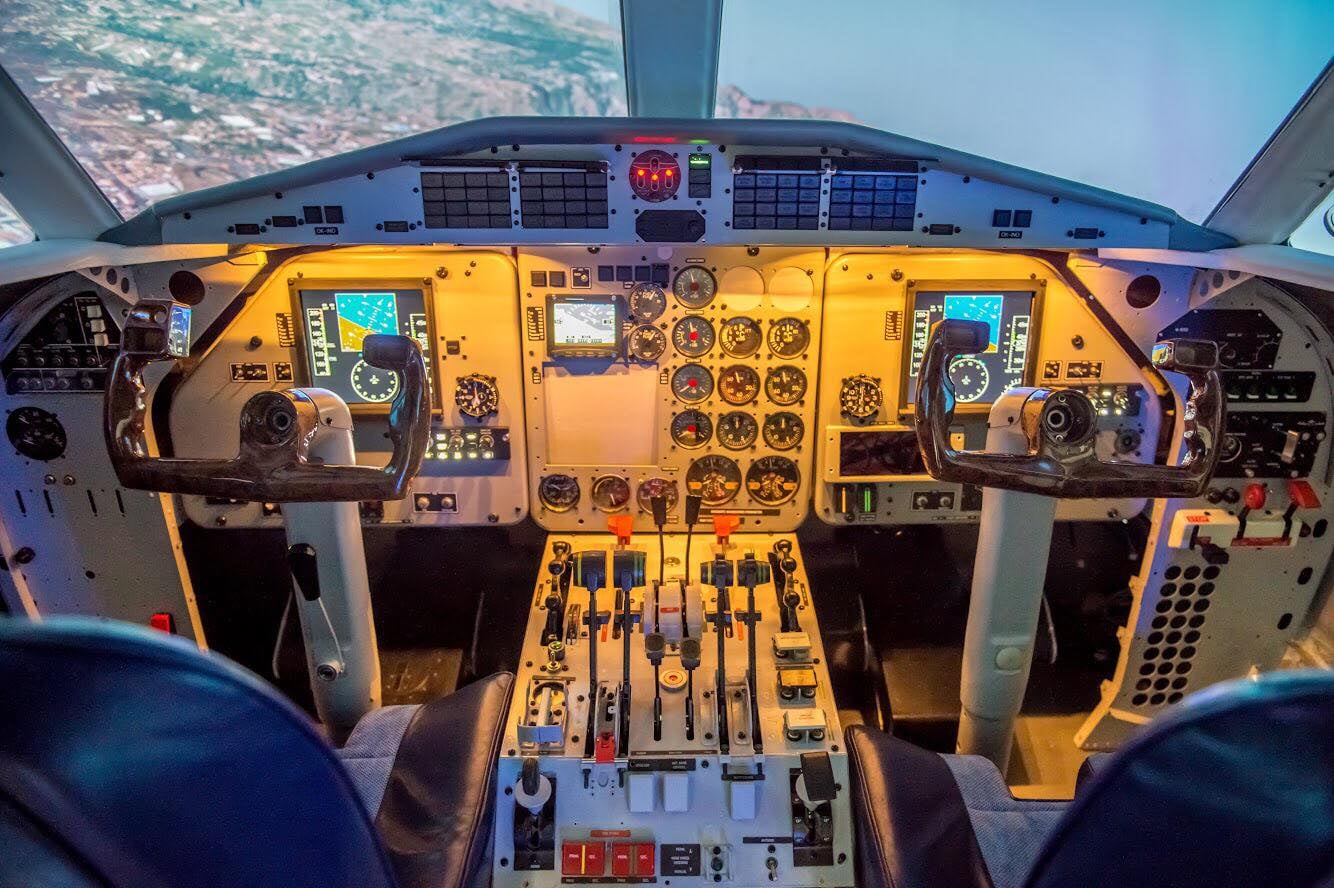 Simulátor českého letadla L-410 od inAero