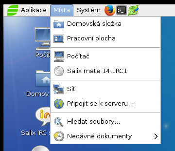 Salix: výchozí uživatelské aplikace
