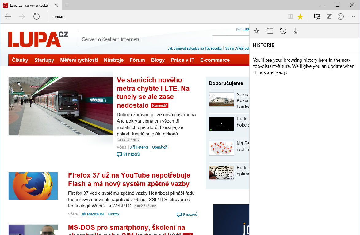 Spartan Project (Windows 10 Technical Preview)