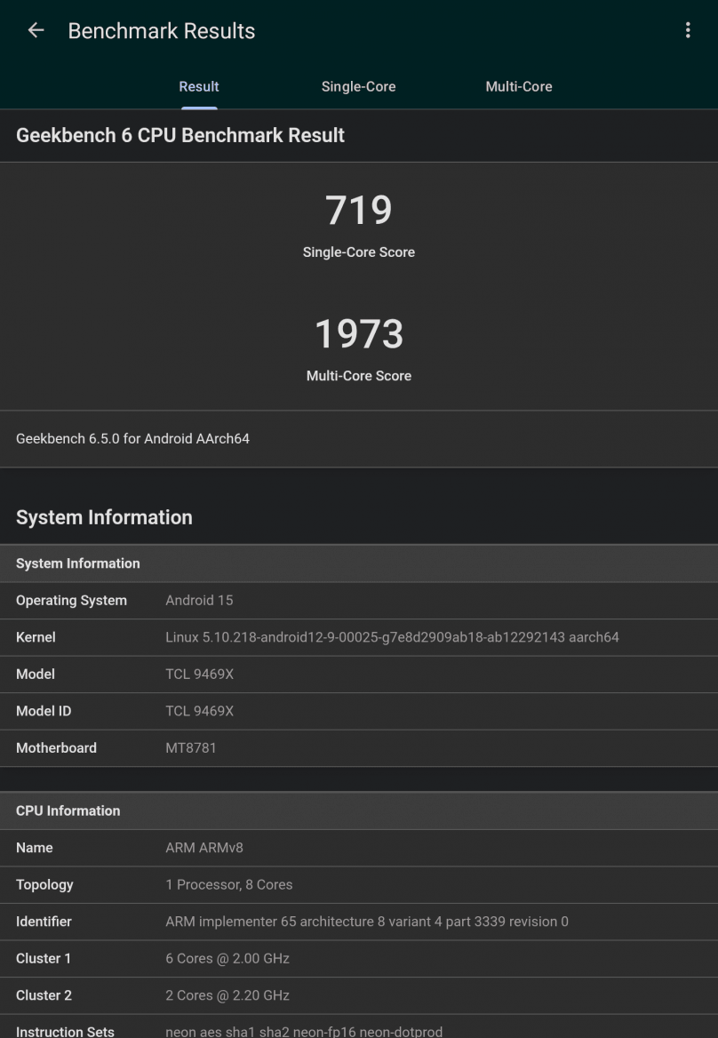 TCL NXTPAPER 11 Plus výkon