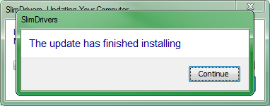 <p>Ukončení instalace nového ovladače</p>