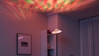 světlo v obývacím pokoji