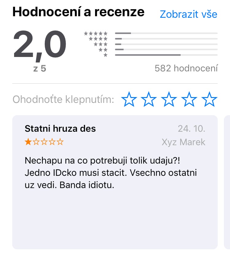 Mobilní aplikace Účtenkovky a její hodnocení