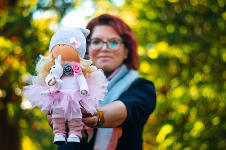 Věra Najbrtová s Nanynkou