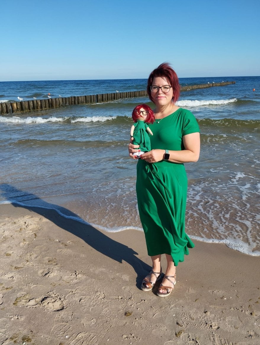 Věra Najbrtová se svou Nanynkou