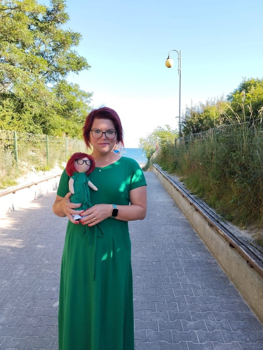 Věra Najbrtová se svou Nanynkou