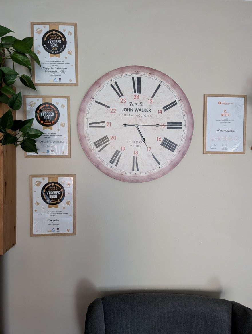 Přehled ocenění za Nanynky Věry Najbrtové