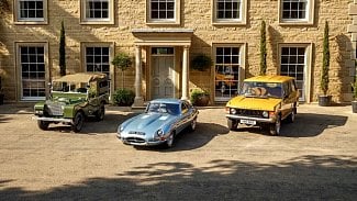 Náhledový obrázek - Jaguar E-Type, Range Rover a Land Rover Series I: Za volantem britských klasiků