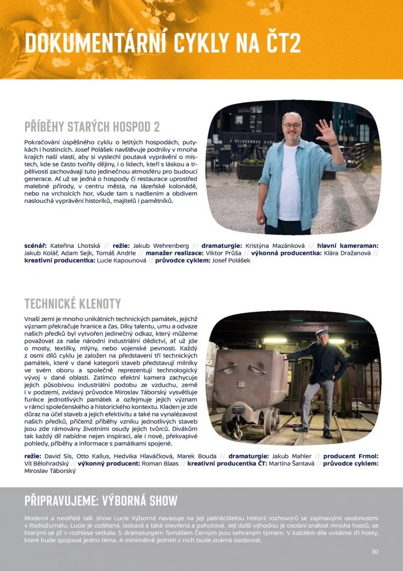 Česká televize - Jarní program 2024